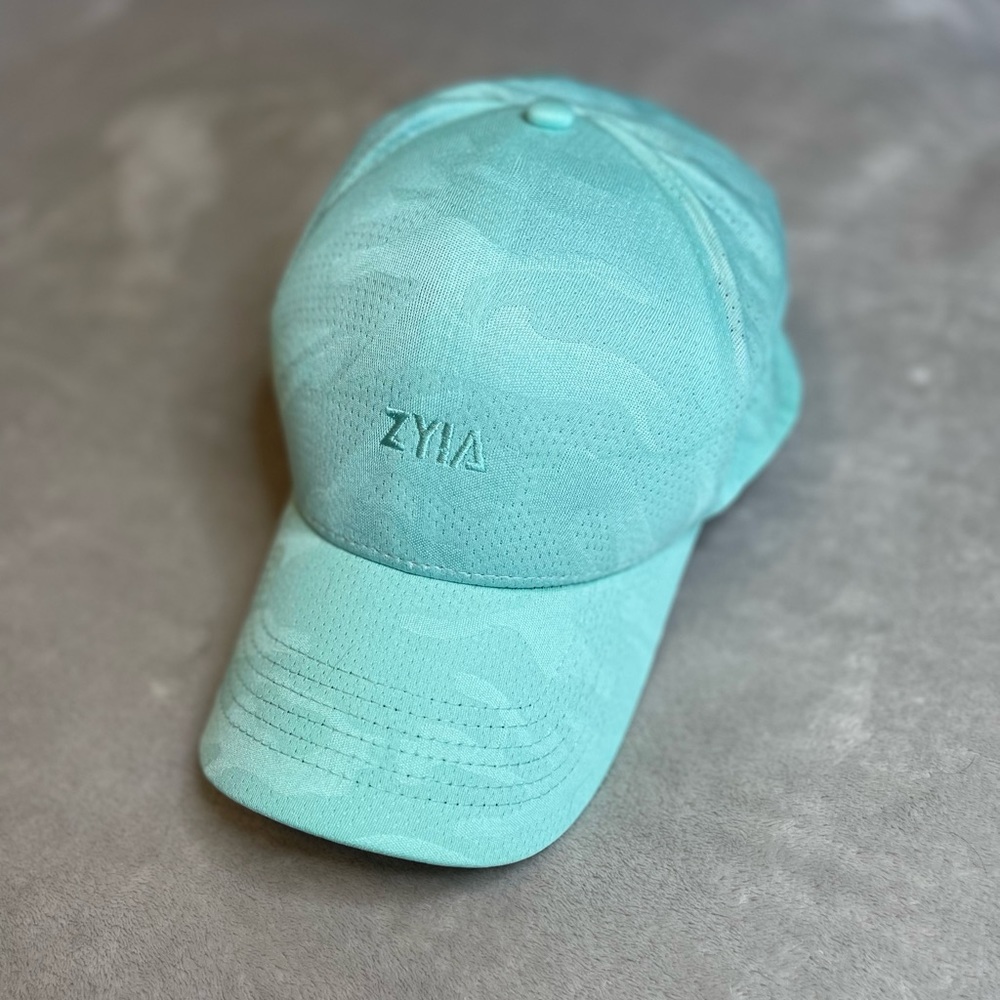 Turquoise Camo Mesh Hat